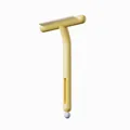 Minimalist yellow ergonomic pet grooming comb for cat hair de-shedding and de-tangling - Rake Comb / Yellow