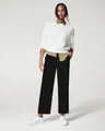 Ganzkörper-Detail einer eleganten schwarzen Hose mit perfektem Fall und Passform. - XS / Unterteile / Schwarz/Cropped