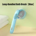 Brosse de bain bleue à long manche pour animaux de compagnie chats chiens poils souples - Brosse de Bain à Long Manche / Peigne pour animal / Bleu