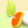 Spazzola a vapore elettrica per animali domestici, verde lime e gialla per la cura - Pettine Spray Mango / Imballaggio in scatola / Giallo