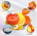 Distributeur automatique de nourriture en forme de canard pour chiens et chats - Canard jaune / Jaune