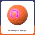 Slimme interactieve oranje kattenspeelbal met een gloeiende LED-aan/uit-knop voor - Cosmos Bal Stijl / Oranje