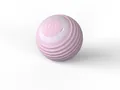 Automatische interactieve roze kattenspeelgoedbal met bloemvormige aan- en uit-knop - Horizontale stijl / Roze
