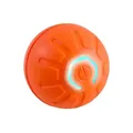 Automatische interactieve kattenspeelgoedbal in oranje met gloeiende LED-stroomindicator - Tandwiel Stijl / Oranje