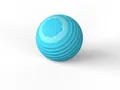Interactieve blauwe automatische kattenbal met geribbelde textuur voor huisdieren - Horizontale stijl / Blauw
