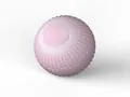Automatisch interactief roze kattenbalspeeltje met zachte textuur voor alle kittens - Verticale stijl / Roze