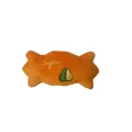 Giocattolo di peluche arancione a forma di caramella per animali con ricamo avocado - Caramella / Arancione