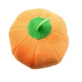 Plüschkürbis-Quietschespielzeug für Hunde und Katzen, langlebiges Kauspielzeug - Kürbis / Orange
