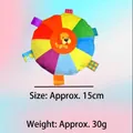 Vue détaillée montrant la taille de 15 cm et le poids de 30 g du jouet pour chien - Frisbee Chien