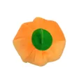 Morbido gioco sonoro in peluche a forma di zucca per cani con tessuto arancione resistente - Zucca