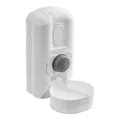 Dispensador de agua automático blanco colgante para jaulas de perros y conejos - Estilo Alimentador / Blanco
