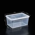 Große transparente Zuchtbox für Reptilien mit Maßen 33x22,5x15cm für Spinnen und Insekten - Mittelgroße Zuchtbox / 33x22.5x15cm / Klarweiß