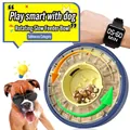 Détail de la gamelle tournante casse-tête pour chien pour recherche de friandises - Rotating Slow Feeder Bowl (MSGW-01) / Jaune Bleu