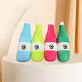 Kreative Plüsch-Quietschspielzeuge in Weinflaschenform für Hunde und Katzen in vier Farben - Weinflaschen Serie / Blau