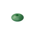 Grüne 12mm Silikon-Linsen-Abstandshalter für DIY-Halsketten und Schmuckherstellung - 122# Perlglanz-dunkelgrün