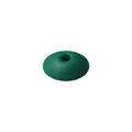 12mm dunkelgrüne Silikonlinsen-Zwischenperle für DIY-Halsketten und Armbandschmuck - 127# Dunkelgrün