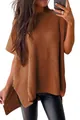 Close-up of women's brown ribbed knit short sleeve T-shirt showing its soft texture - Coffee