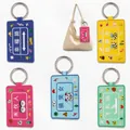 Funny double-sided embroidered luggage tags and keyrings in various colorful styles - 5-Style Combination Set