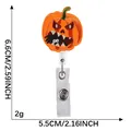 Αποσπώμενη θήκη κάρτας κολοκύθα Halloween με διαστάσεις 6,6cm x 5,5cm - Κολοκύθα Αράχνη (4) / 6.6x5.5cm