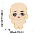Bestickter Aufnäher in Puppenform im Anime-Stil für DIY-Bastelarbeiten mit Maßangaben - Puppenstil 4 (2026.7.25)