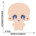 Süßer Cartoon-Anime Stickerei-Aufnäher für DIY-Bastelarbeiten, 8x10cm, 3,31g Gewicht - Puppenstil 17 (2026.7.25)