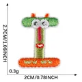 Cartoon letter I embroidery iron-on patch for clothing accessories, 2.7x2cm size. - Letter I (2026.5.27)