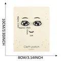 Pequeños parches bordados de caras de dibujos animados para reparar ropa DIY con plancha - Estilo Emoji 01
