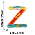 Embroidered letter Z iron-on patch for clothing and bags, 2.6cm x 2.3cm size - Letter Z (2026.5.27)