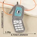 Bestickter Cartoon Retro Handy Aufbügelpatch für Kleidung, Taschen und Zubehör - Handy