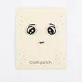 Set de parches bordados de cara divertida para planchar y decorar ropa DIY de 8x10cm - Estilo Emoji 04