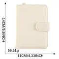 Beige Reisepasshülle Dokumententasche aus Segeltuch, Maße 14x11cm, Gewicht 56,31g - Cremeweiß (Nicht Klebend) / 14x11cm