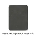 Parche de tela de sarga gris oscuro para codos para reparación de ropa - Parche Autoadhesivo / Gris oscuro
