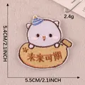 Cute cartoon pig animal embroidery self-adhesive patch for DIY stationery and crafts - Party Pig (H1L-A-2-6)