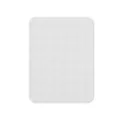 White twill fabric elbow and knee patch with rounded corners for clothing repair - Self-Adhesive Patch / White