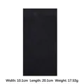 Patch de réparation noir en cuir PU autocollant pour canapés et vêtements (usage DIY) - Bleu marine
