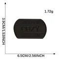 Parche bordado negro con texto Cozy Freedom, medida de 6,5x3,9 cm para decoración - Parche Bordado Ovalado (COZY FREEDOM) / 6,5 cm x 3,9 cm / Negro