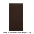 Pièce de réparation en cuir PU autocollant marron foncé, taille 10,1 cm x 20,1 cm - Brun Foncé