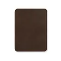 Dark brown twill fabric iron-on patch for elbow and knee repair, durable adhesive back. - Self-Adhesive Patch / Brown