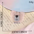 Petit accessoire tête d'ours en peluche pour loisirs créatifs et pinces à cheveux - Ours en Peluche Brun Clair (G2L-B-2-6)