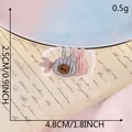 Joli accessoire DIY lapin de dessin animé avec dentelle, taille 4,8cm x 2,5cm, poids 0,5g - Lapin en Dentelle Rose Gris (G2L-B-2-8)