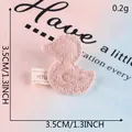 Süßer rosa Glitzer-Enten-Haarclip-Aufnäher für DIY-Bastelarbeiten, 1,3 Zoll Größe - Glitzer rosa Ente (G2R-B-1-10)