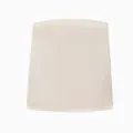 Elegante top palabra de honor de satén beige para mujer con textura sedosa lisa - XS / Tops / Blanco Roto