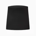 Elegante top de tubo de satén negro sin tirantes con acabado brillante sofisticado - XS / Tops / Negro