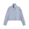 Stylish women's long sleeve sun protection jacket with stand collar in light grey - S / Tops / Grey Blue