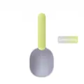 Premium two-in-one pet food measuring scoop in green and grey durable ABS plastic - Green Gray