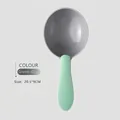 Pala multifuncional para comida de mascotas con clip de bolsa en verde menta y gris - 20.5*9CM / Verde Gris