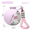 Portable 285ml pink dog water bottle made of 304 stainless steel for outdoor walking - Custom Logo Printed Pink / 285ml