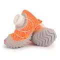 Zapatos transpirables de malla naranja para perros con sistema de cierre de dial seguro - N.º 3(XS) / Juego de 2 Piezas / Naranja