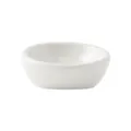 Bol incliné minimaliste en céramique blanche pour chats et petits chiens, fini très lisse - Bol en Céramique Incliné / XL (Diamètre 165mm / 320mL) / Blanc