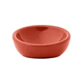 Bol à chat en céramique terre cuite brillante avec un design arrondi pour animaux - Bol en Céramique Incliné / XL (Diamètre 165mm / 320mL) / Orange